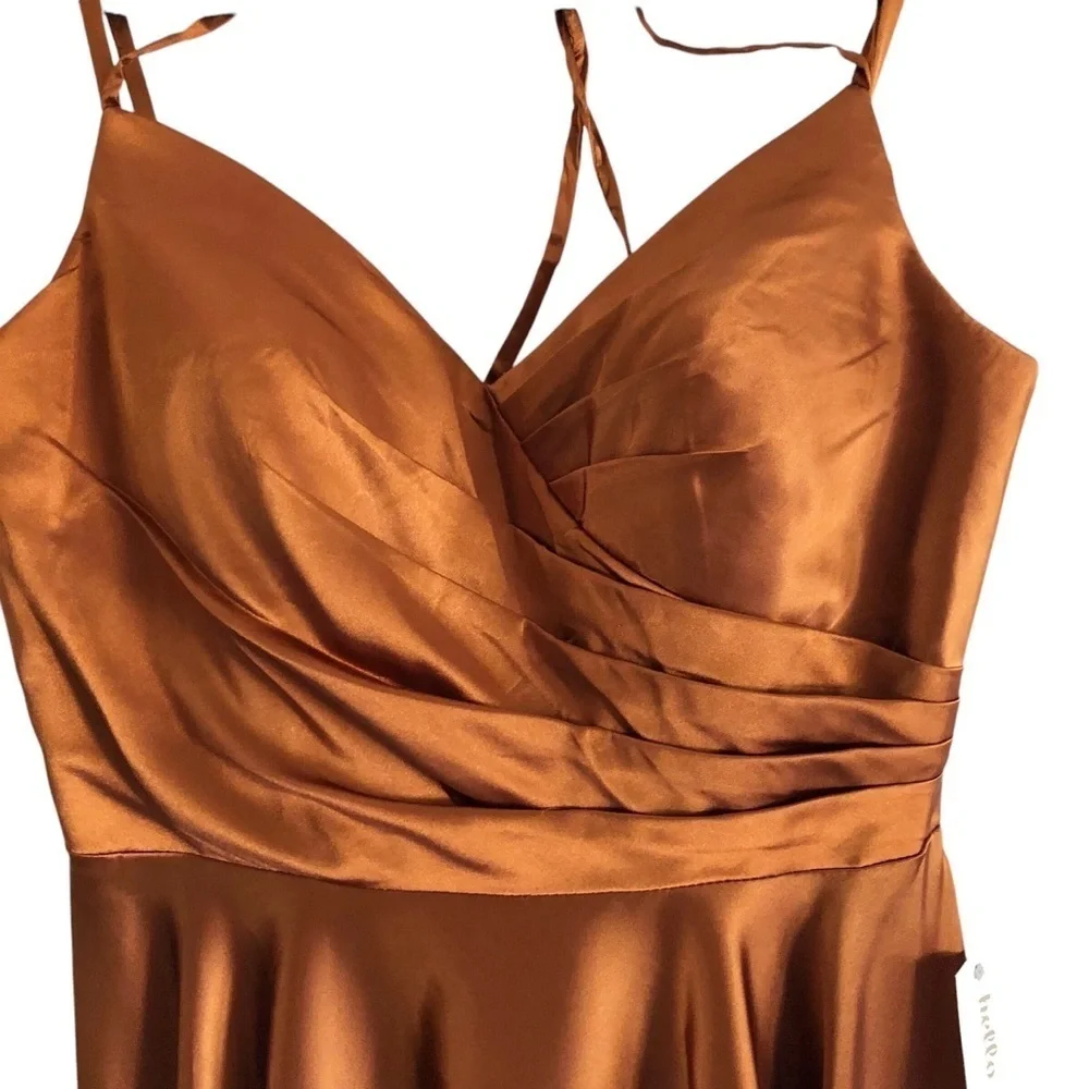 Dancing Queen USA Copper Homecoming Mini Dress Large